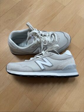 New Balance white shoes